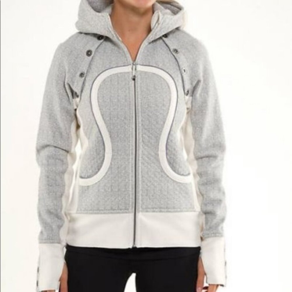 lululemon athletica Gray and White Jacket